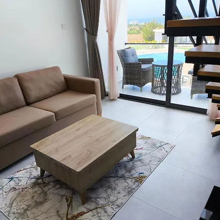 Two Bedroom, Two Bathroom Luxury Loft In North Cyprus Esentepe * Kalogrea