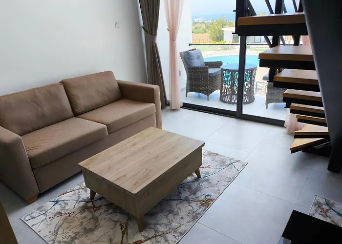 Two Bedroom, Two Bathroom Luxury Loft In North Cyprus Esentepe * Vokolidha