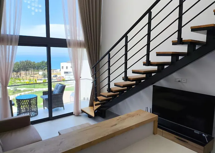 Two Bedroom, Two Bathroom Luxury Loft In North Cyprus Esentepe