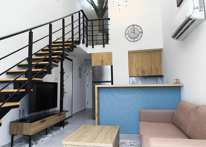 Apartmán Two Bedroom, Two Bathroom Luxury Loft In North Cyprus Esentepe