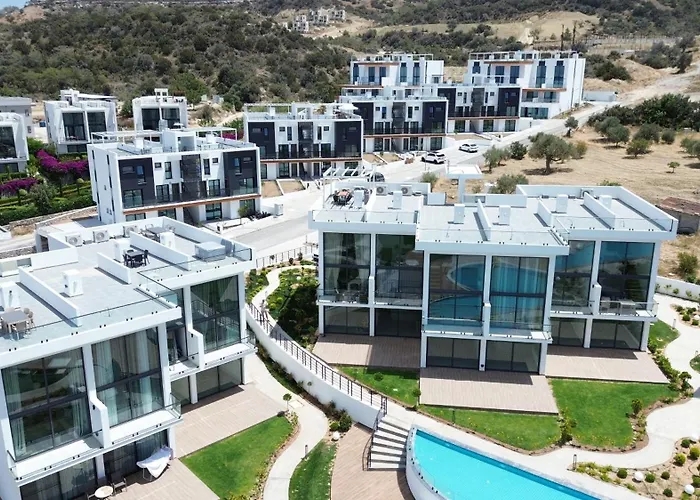 Two Bedroom, Two Bathroom Luxury Loft In North Cyprus Esentepe Apartmán Vokolidha